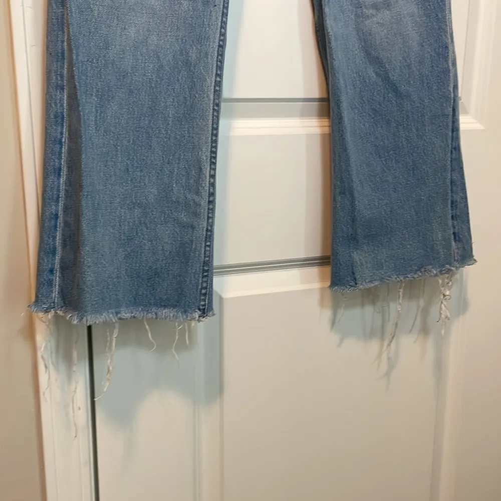 MOTHER Denim SNACKS! The Nutty Ankle Fray Nothing Else Like It Relaxed Jean Blue Size 27 - Image 6
