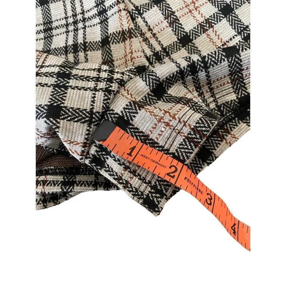 Haute Monde Belted Plaid Mini Skort Pleated Tennis Summer - Image 7