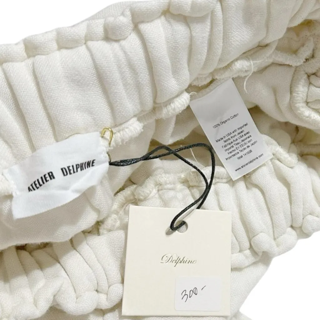 ATELIER DELPHINE Kiri Pants, Gingham Patch, XS Blue - Image 8