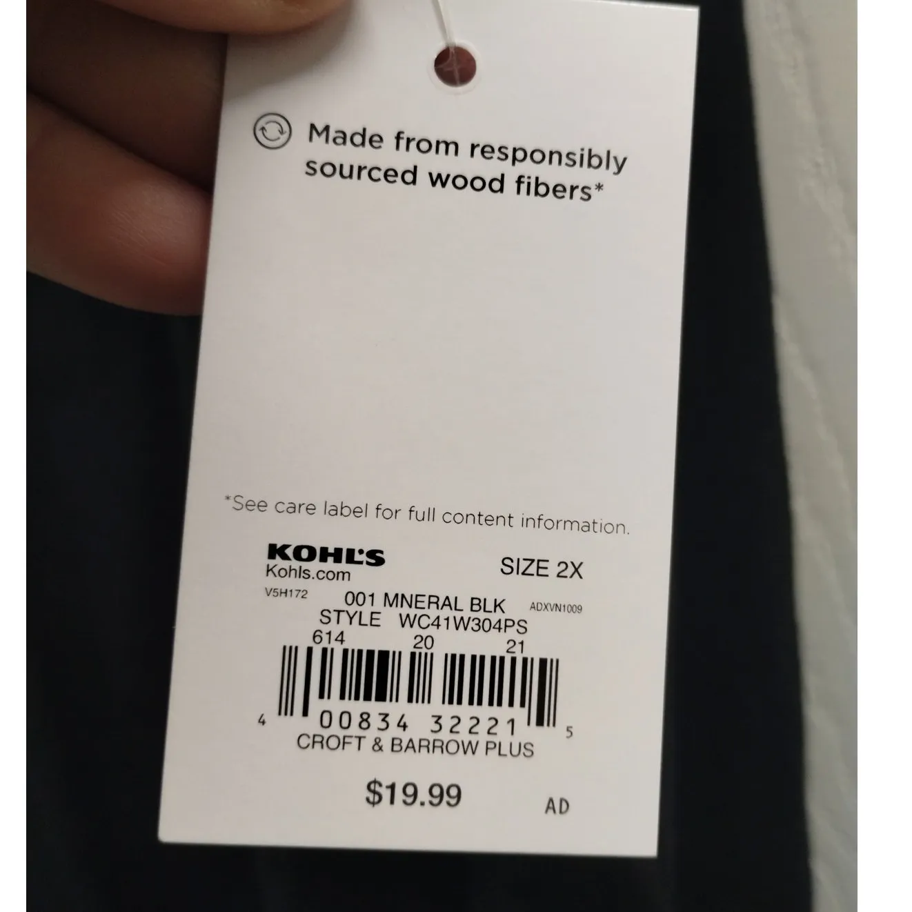 Croft & Barrow 2X Lot of 3 Linen Rayon Blend Sleeveless Tops - Green Peach Black - Image 9