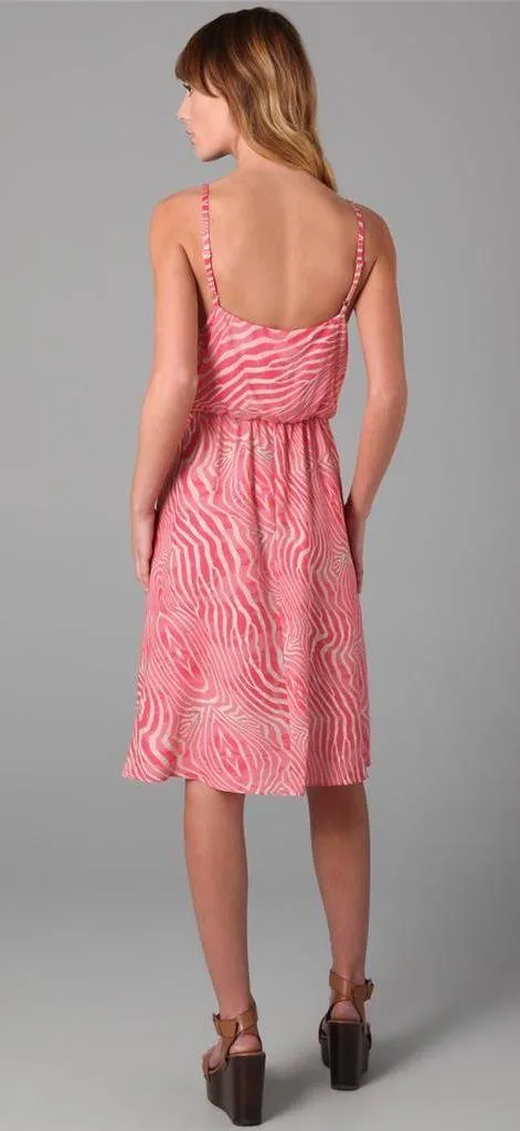 Alice + Olivia Pink Zebra Print Sleeveless Dress - Image 2