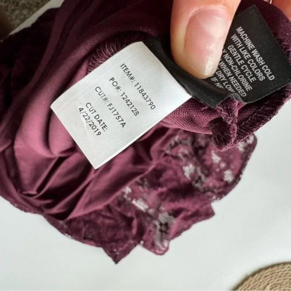 Torrid Burgundy Mini Lace Trapeze Dress Size 3XL‎ - Image 10