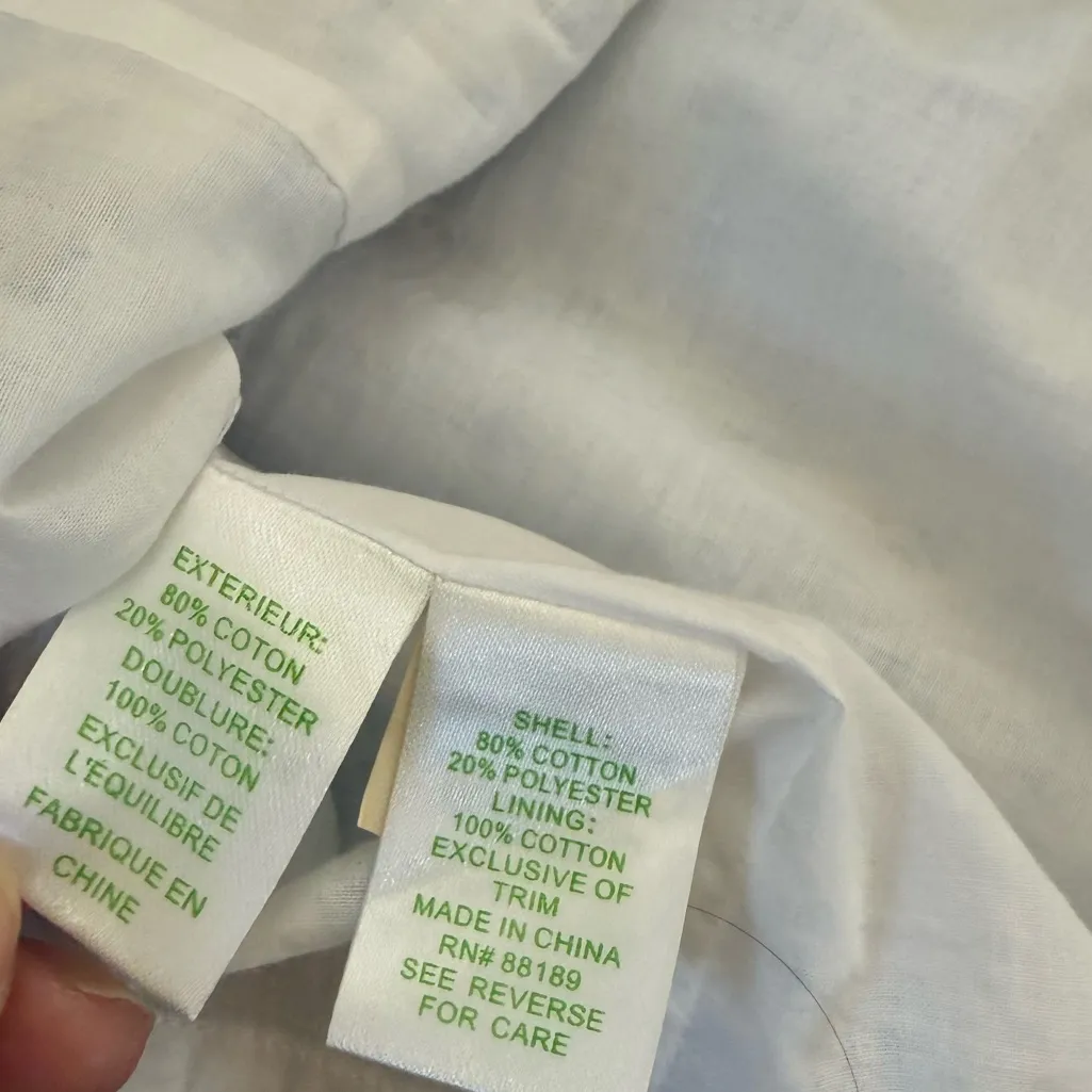 Melani Shift Dress in Coastal Blue Fancy Feet. Size 4 Blue White - Image 13