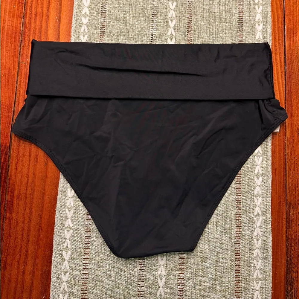 Aerie Black High-Waisted Bikini Bottoms - Image 2
