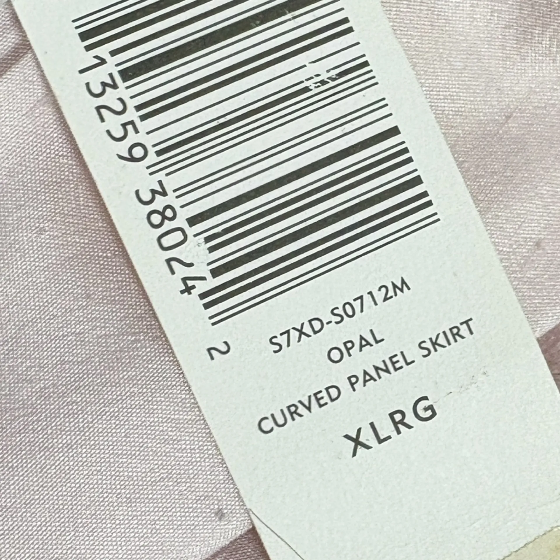 EILEEN FISHER NWT Yarn Dyed 100% Silk Dupioni Curved Panel Skirt Opal XL - Image 5