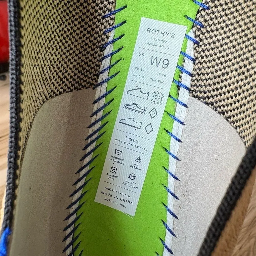 Rothy's Women's Ballet Flats Size 9 Cream Captoe Slip On Eco-Friendly - Image 5