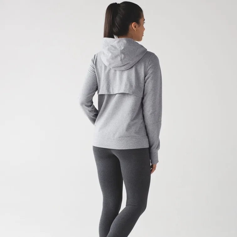 Lululemon  Belle Hoodie Light Gray size 4 - Image 2