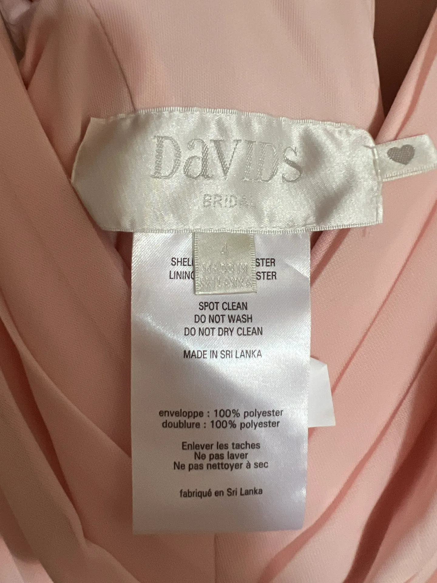 David's Bridal Bridesmaids Dress - Image 6