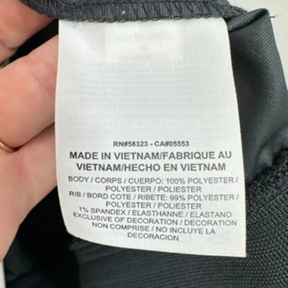 Nike Sportswear Women's Size Small Black White Logo Full Zip Windbreaker Classic - Image 7