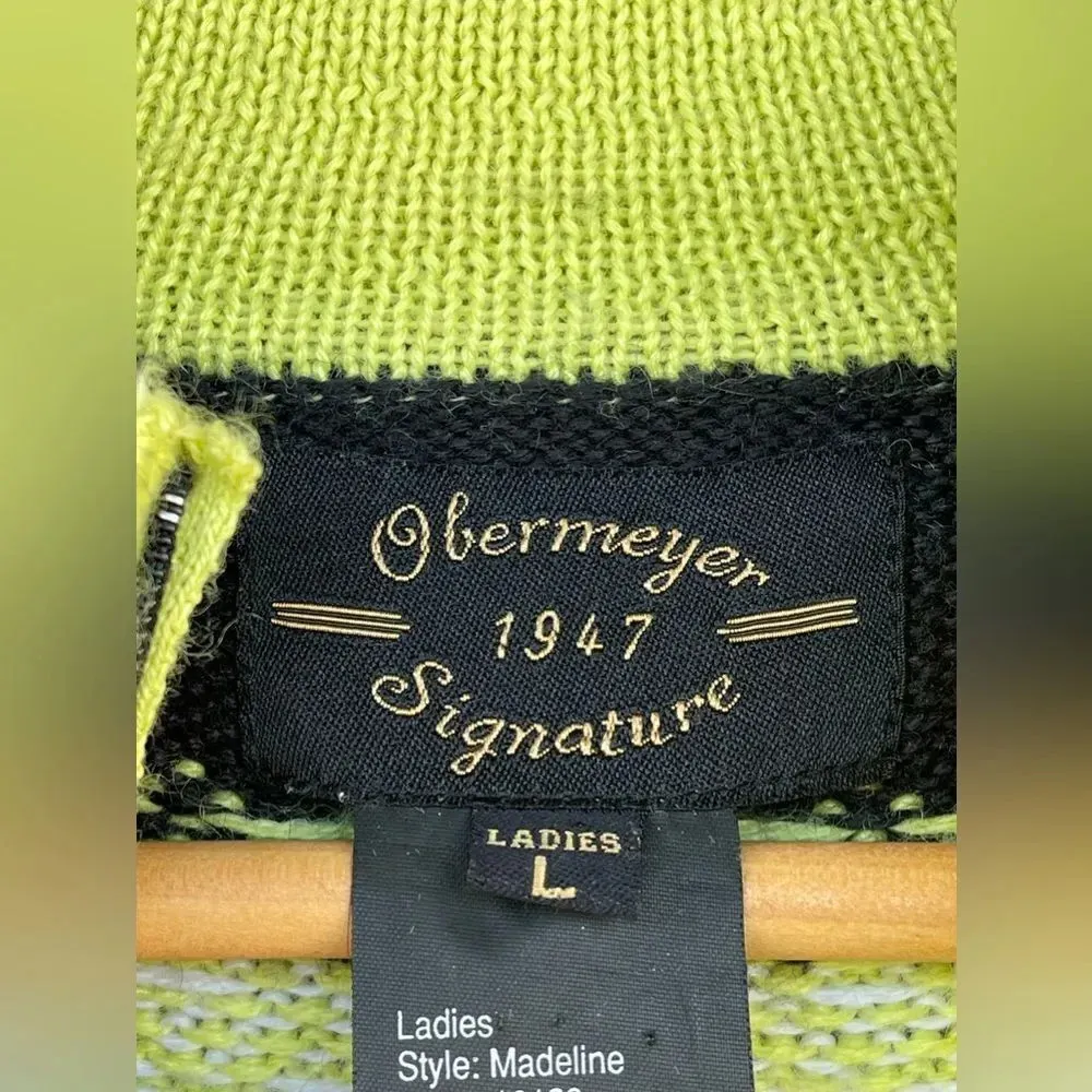 Obermeyer  Half Zip vintage sweater Large - Image 7