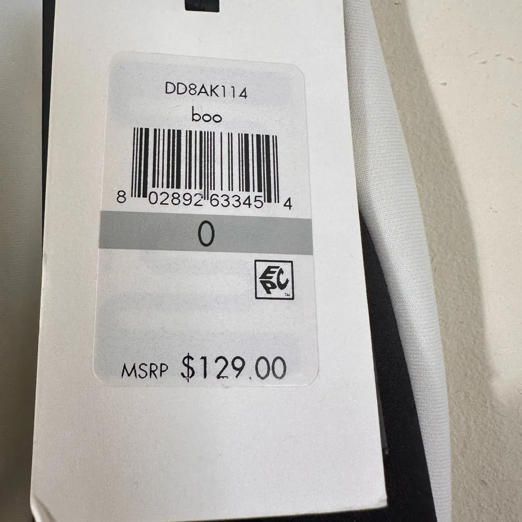 DKNY floral fit and flare color block dress size Xsmall NWT - Image 6