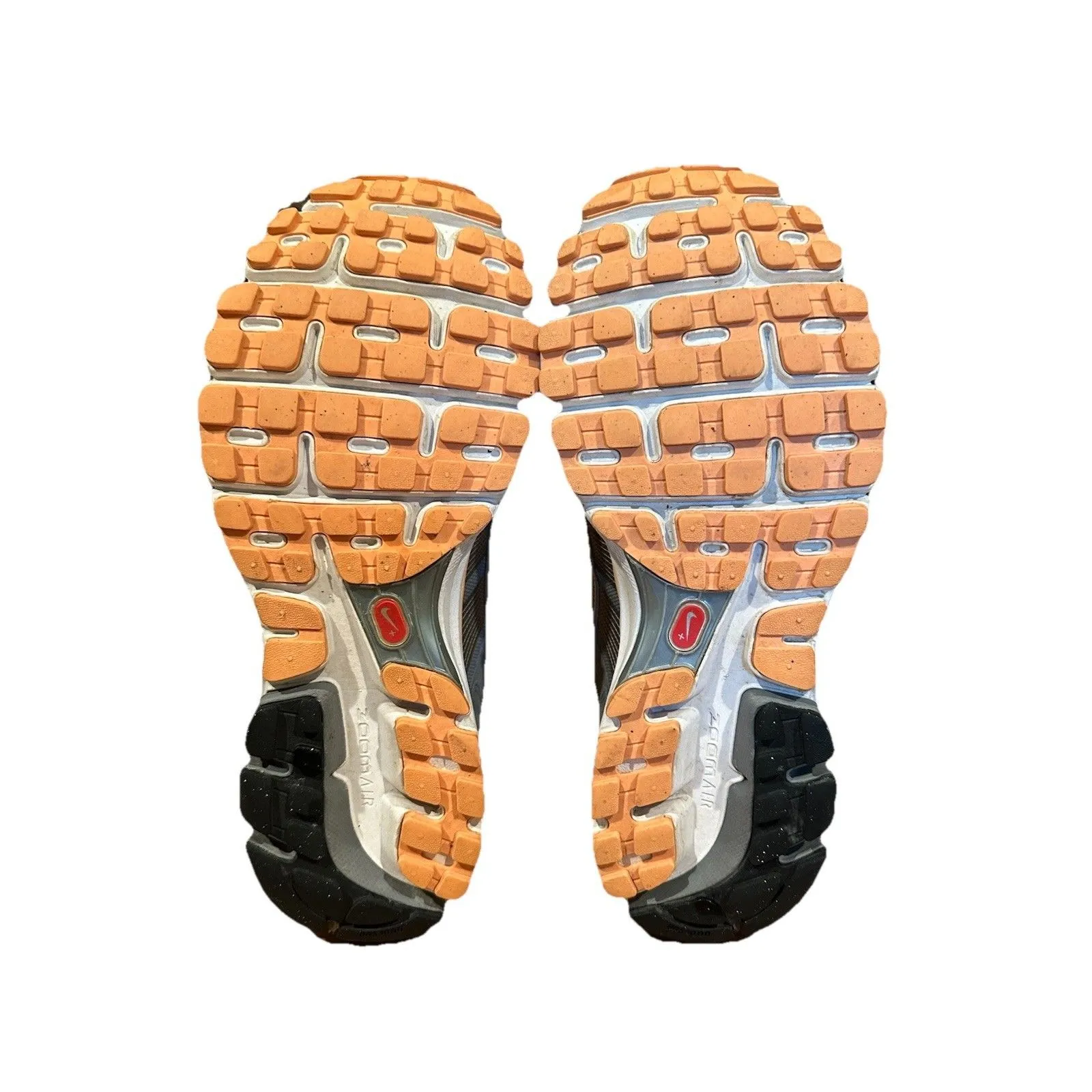 Nike Pegasus 28 Sneakers Flywire Zoom Air Cushion Gray Orange Women's Size 9 - Image 6