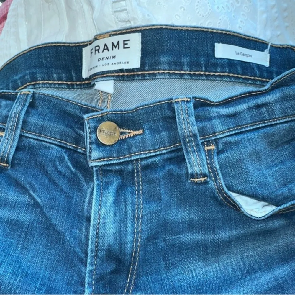 FRAME Le Garçon straight denim mid rise straight‎ leg ankle length denim size 26 - Image 8