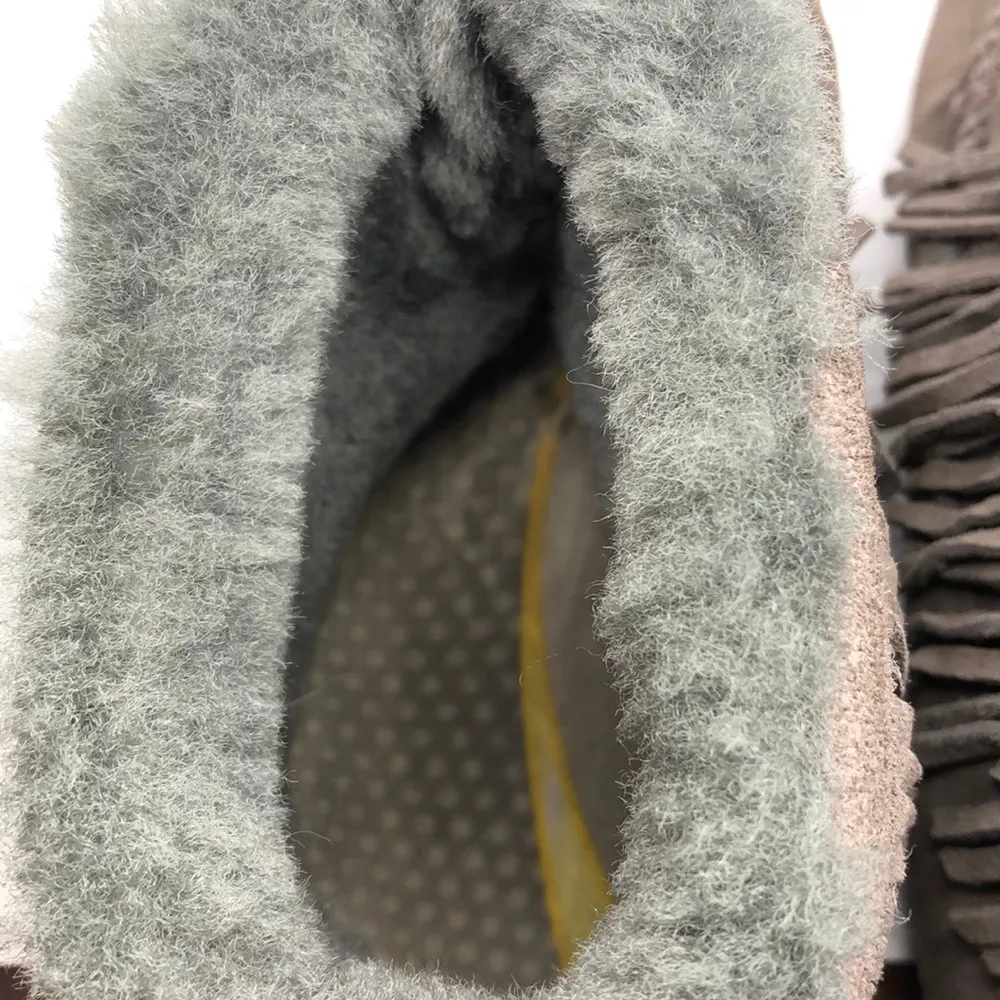 Emu Australia Sherpa  Moccasin Fringe Booties 7 - Image 5