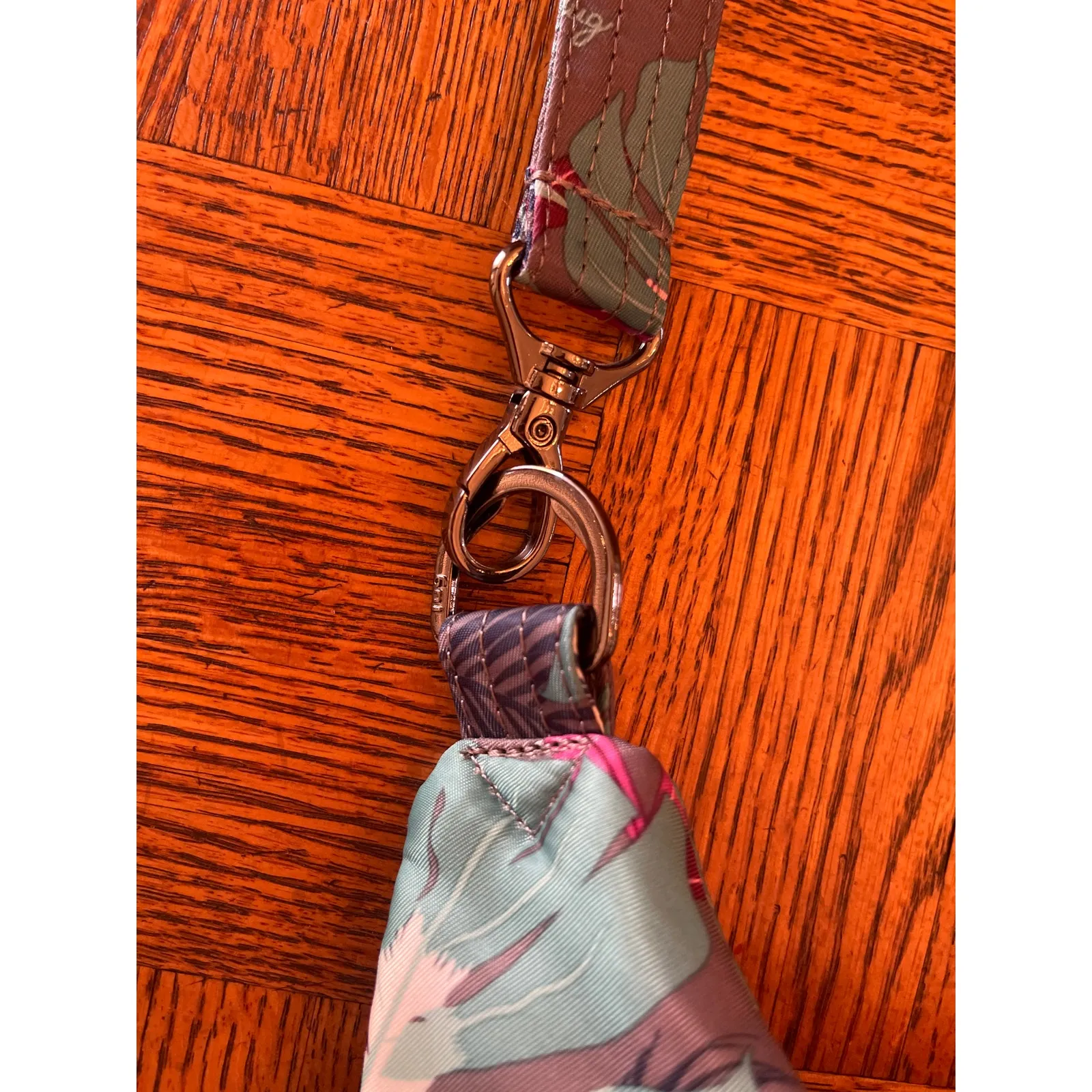 LUG HIPPY BOTANICAL CROSSBODY BAG Blue - Image 3