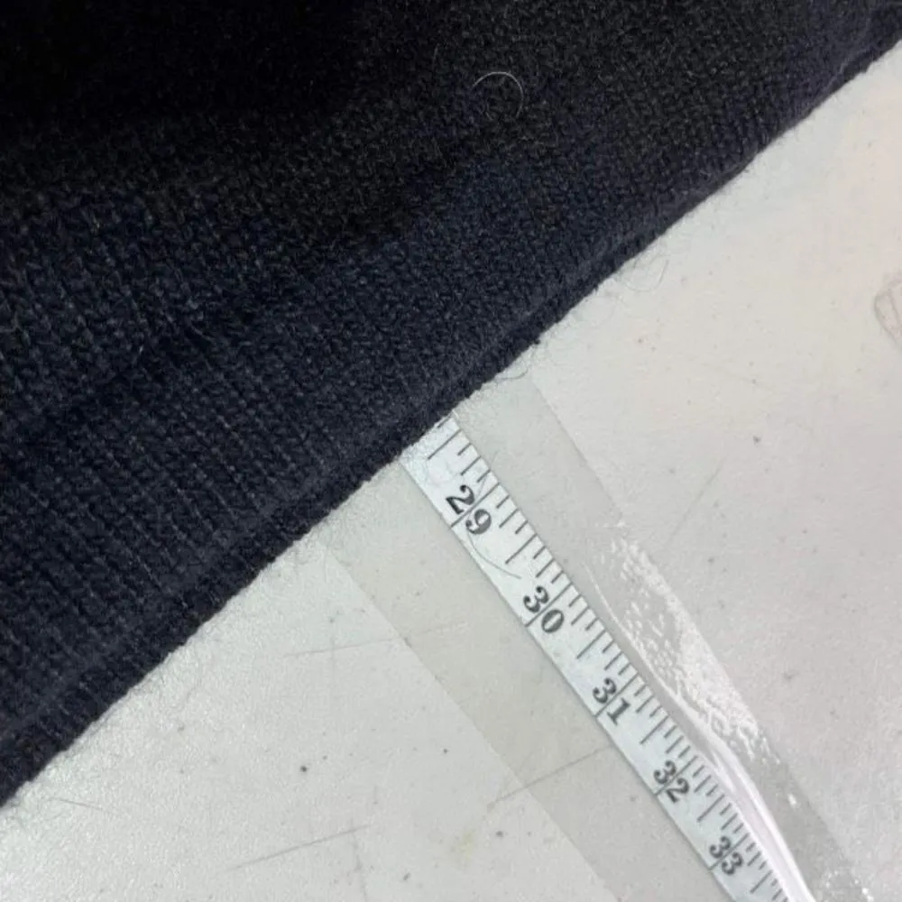 Vintage Segue‎ Embroidered silk angora lambswool Sweater Blue Size Medium Black - Image 8