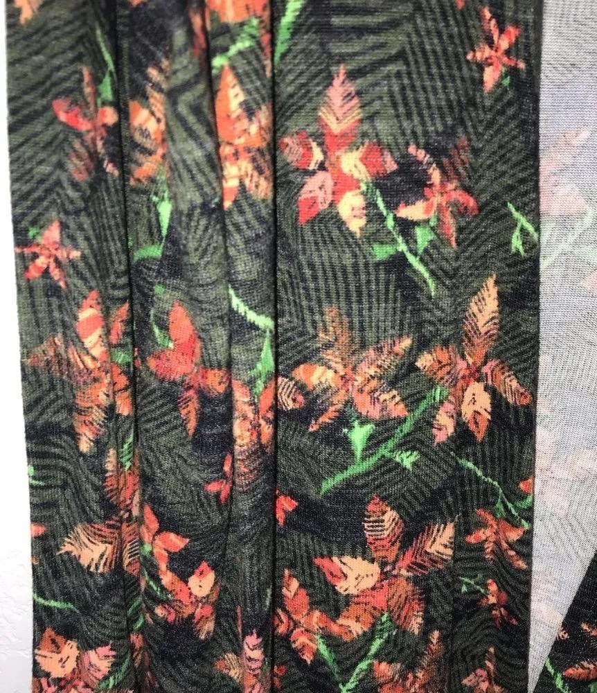 LuLaRoe Sweater Sarah Duster Cardigan Floral & Fauna Pattern Sz XL NWT - Image 7