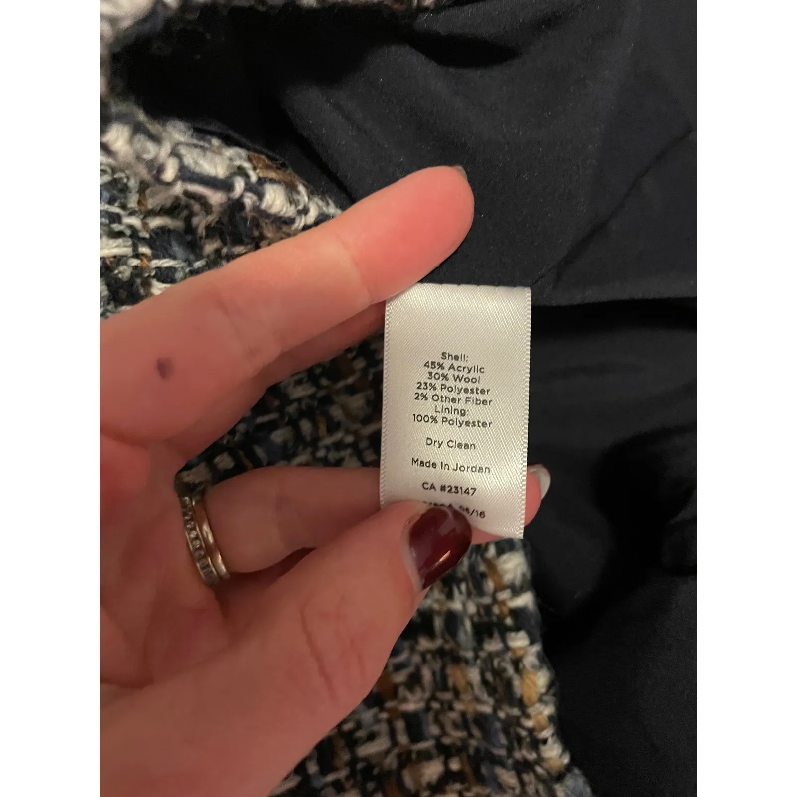 Talbots Tweed Pencil Skirt Women's Size 12 Multicolor Business Career - Image 3