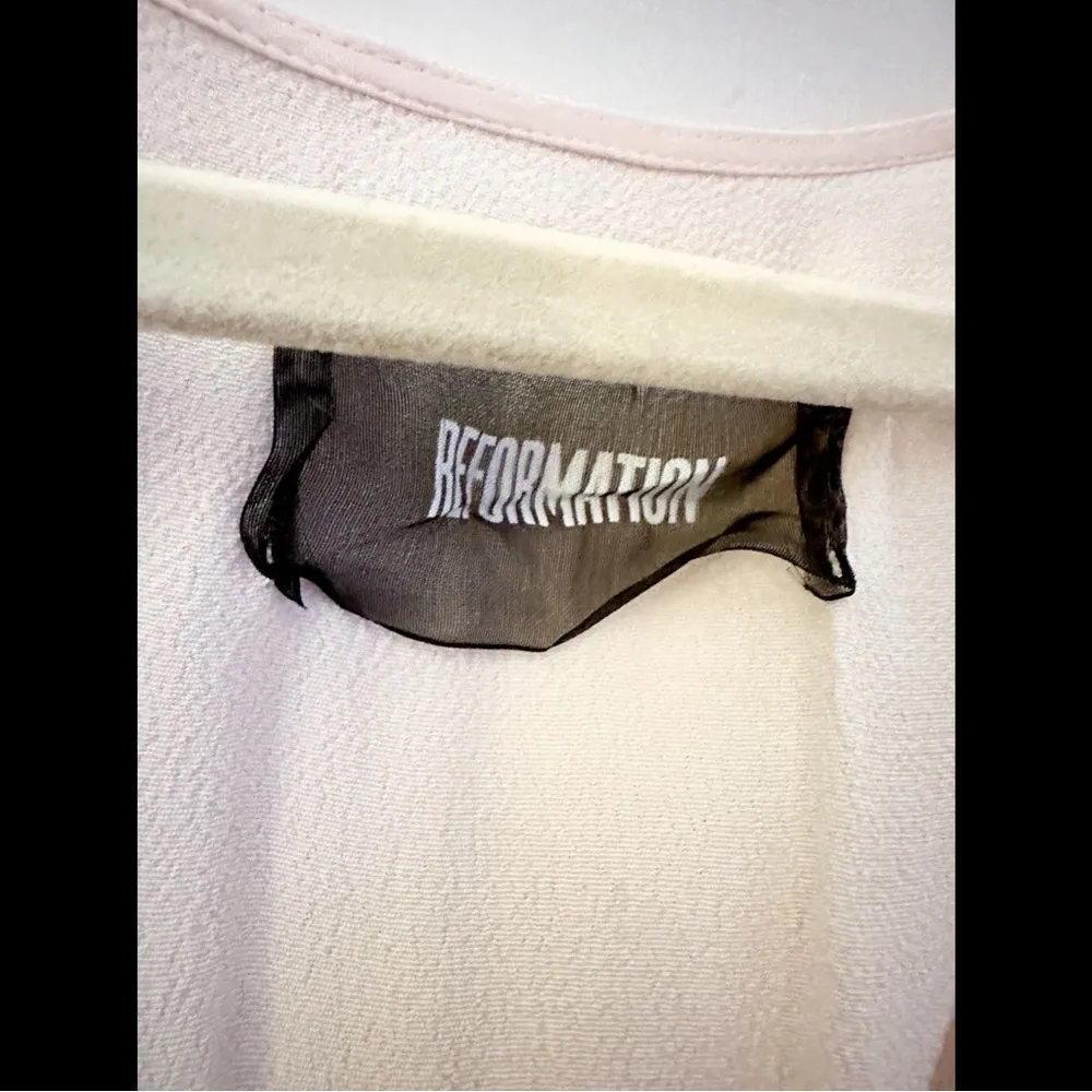 Reformation Cut Out Kai Wrap Dress‎ Sz Small - Image 6