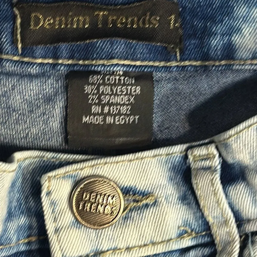 Denim Trends Size 14 Inseam: 27 inches Straight Blue - Image 10