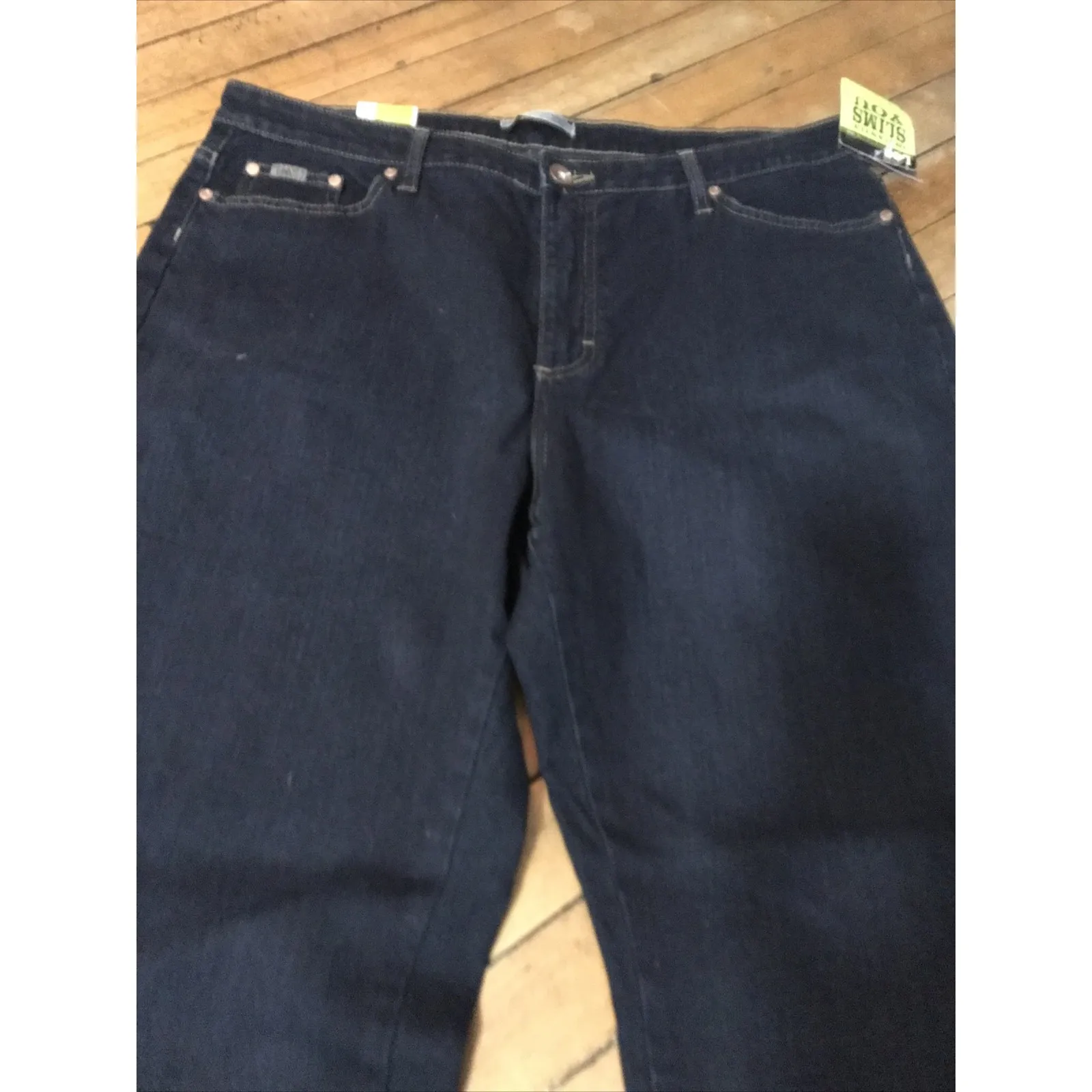 Lee Jeans Natural Boitcut Slimming Stretch Size 18 Medium NWT - Image 8