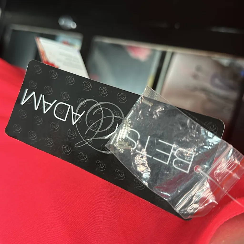 Betsy & Adam sz 10 pink with sequins long formal dress - Image 4