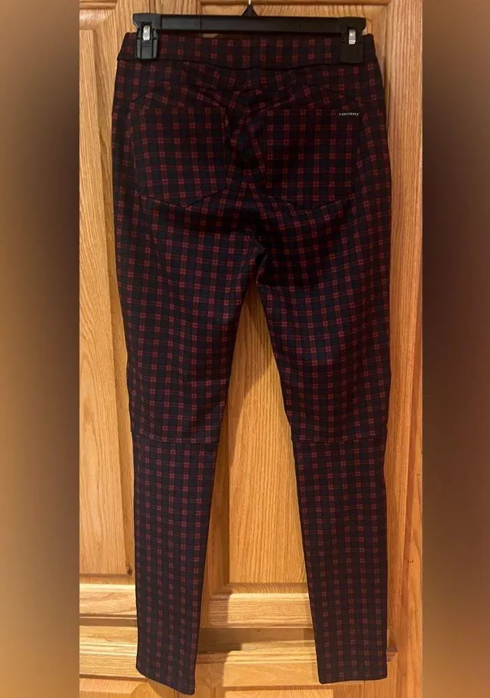 Sanctuary X Anthropologie Finchley Plaid Structured Sleek Leggings Pants Size XS - Image 9