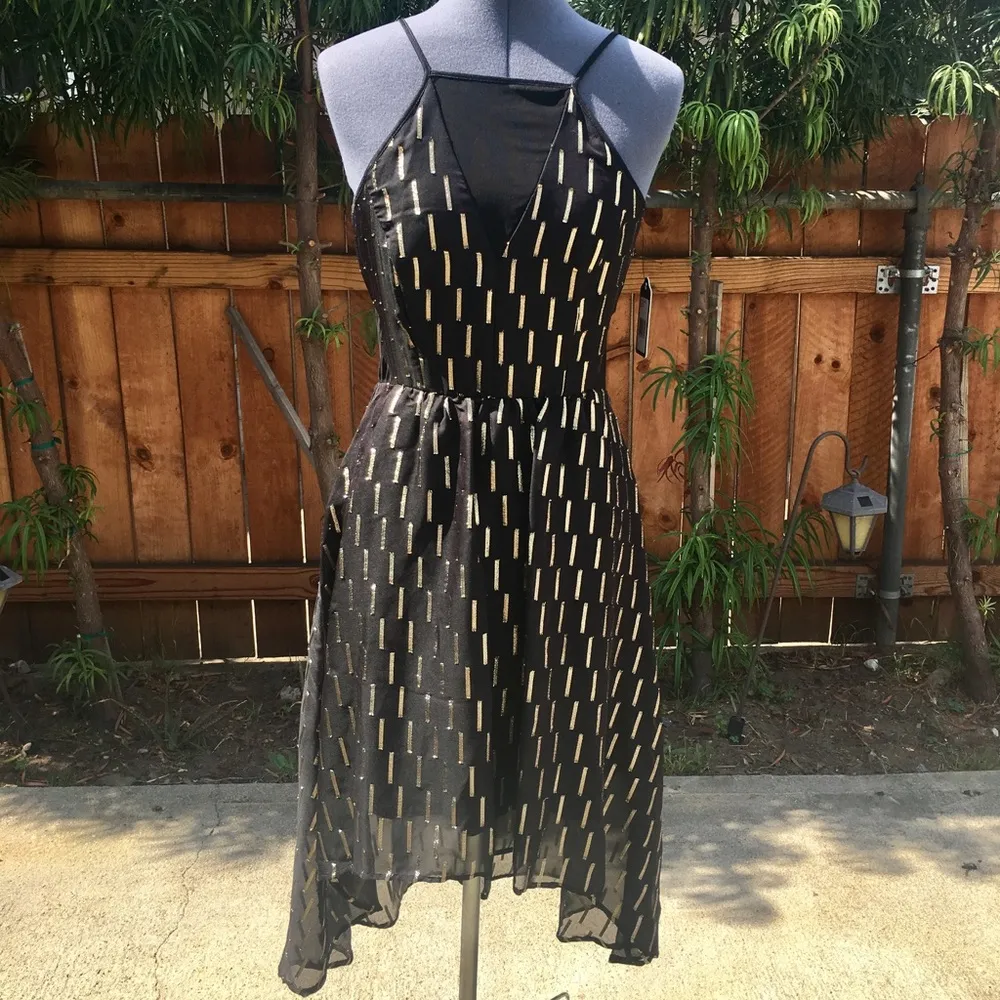 Guess Women's black and gold foiled taffeta - Image 3