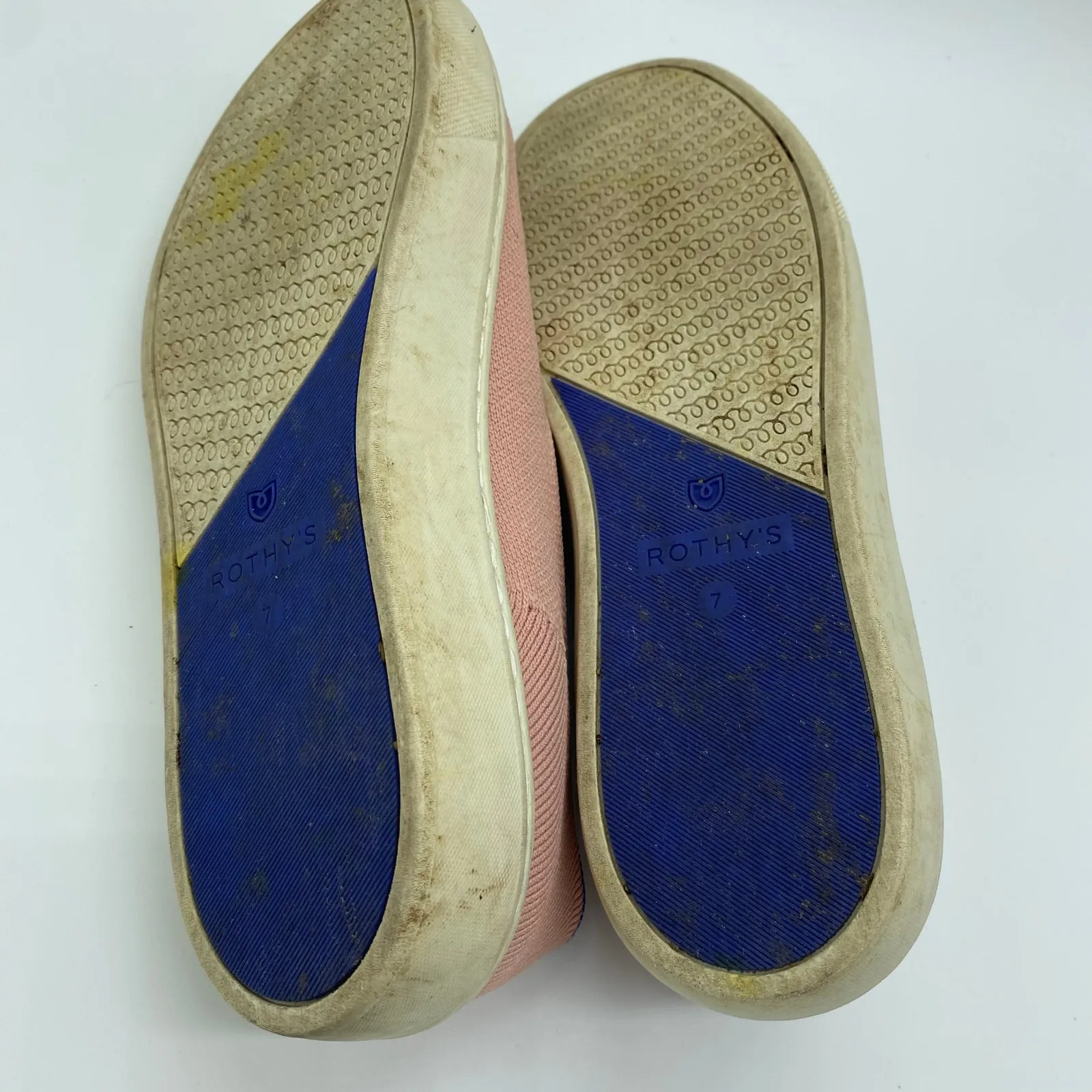 Rothy's Light Pink Original Slip-On Sneaker Comfort Shoes Preppy Women's size 7 - Image 7