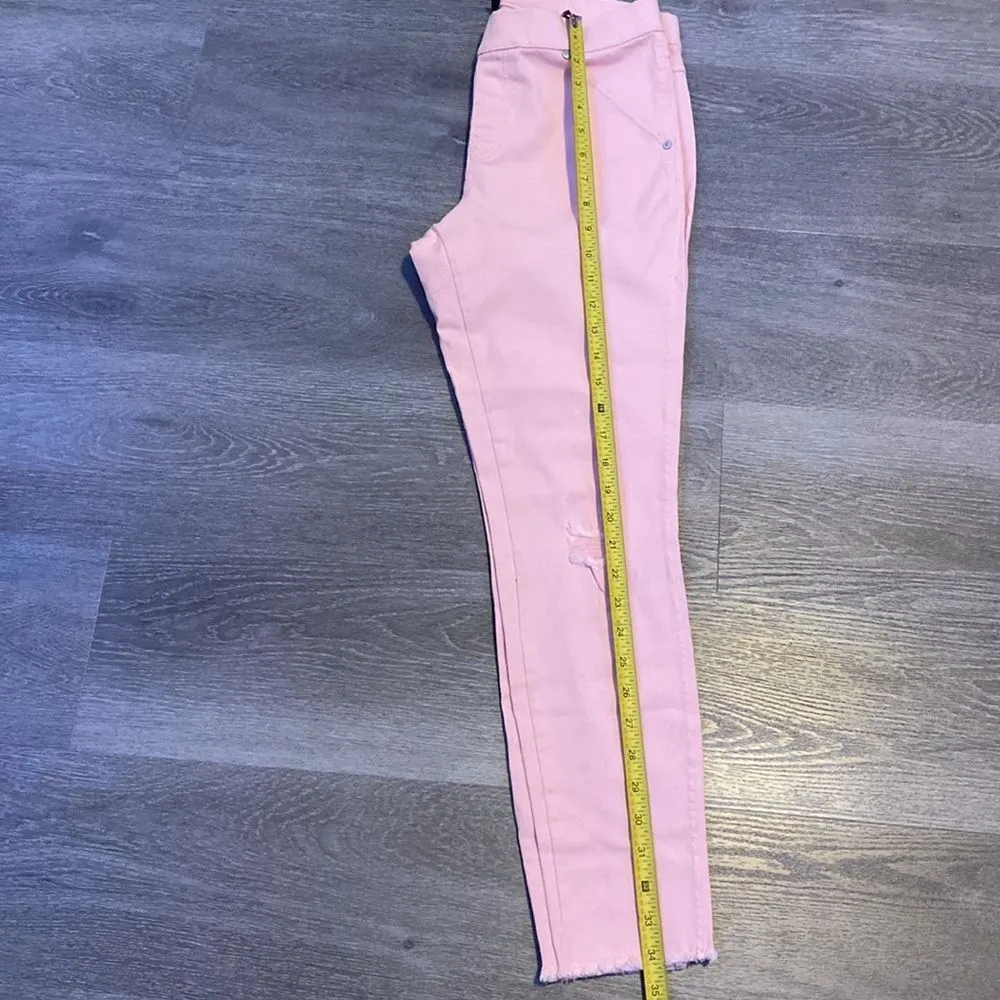 Hue Ripped knee denim skimmer - Image 4