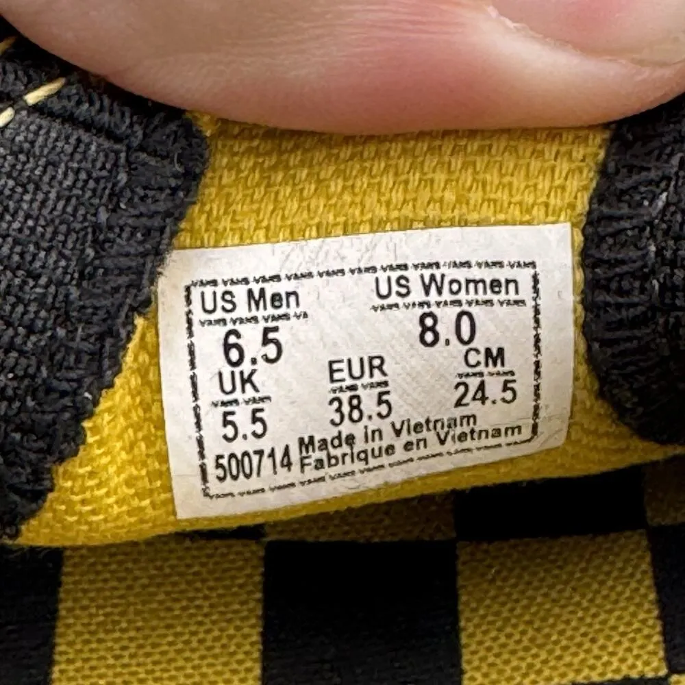 Vans x Harry Potter Classic Slip On Hufflepuff Skate Shoes Men's 6.5 Women’s 8 - Image 8