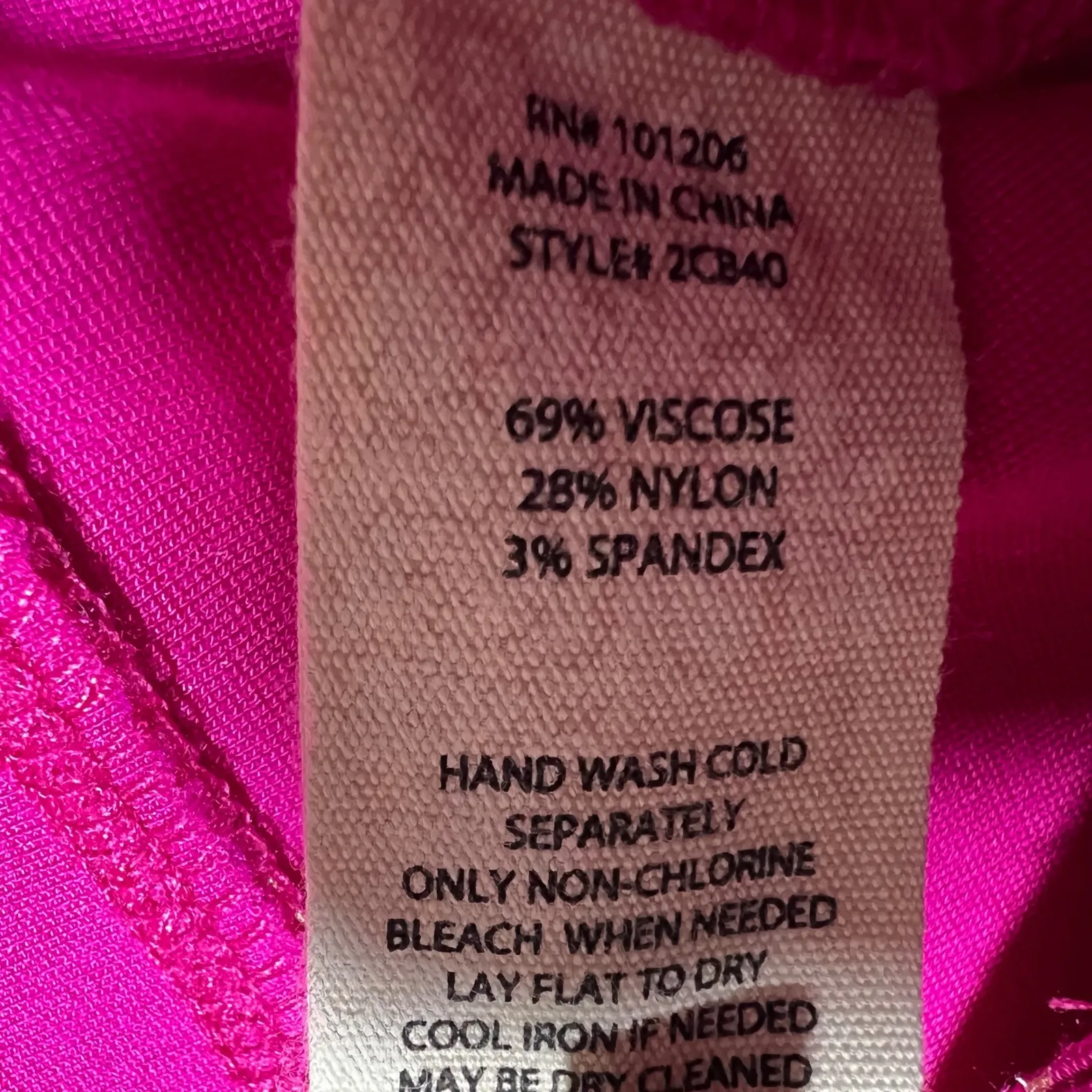 Soft Surroundings Pink Bamboo Leaf Print Pants Small High Waist Straight Leg - Image 8