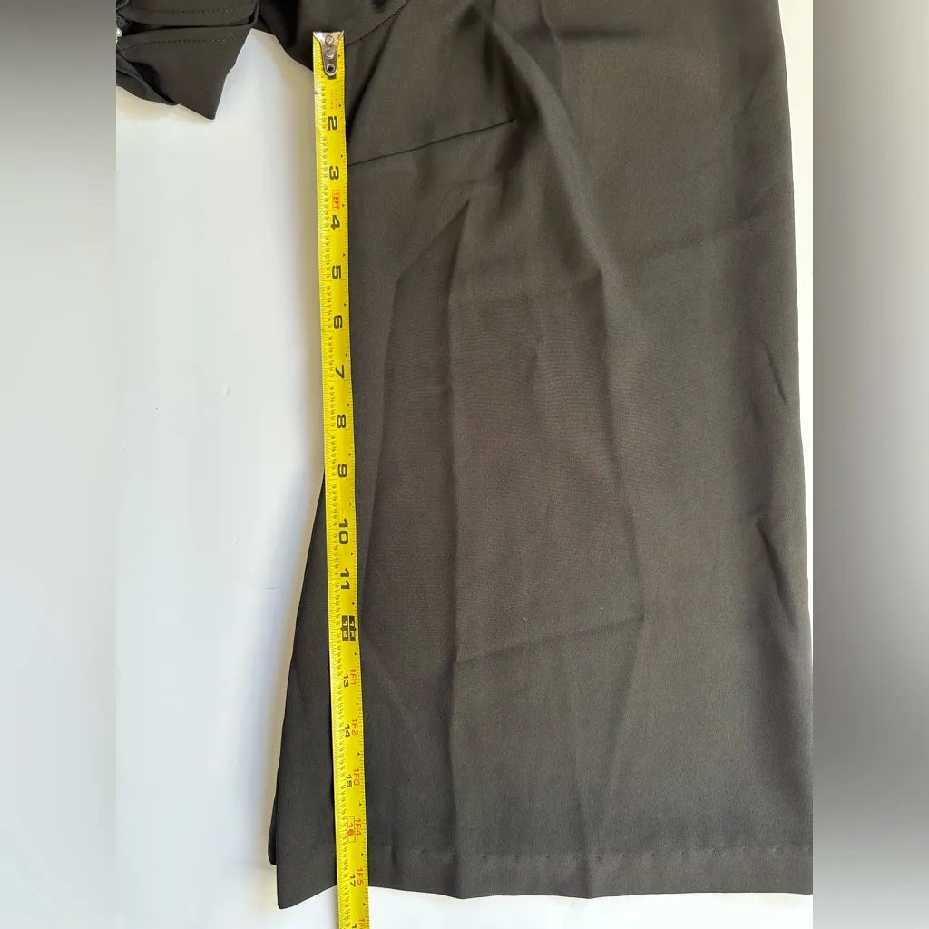 Badgley Mischka Black Blouse with Bow Details Bell Sleeve Lightweight Sz Medium - Image 8