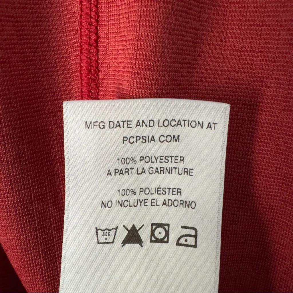 Patagonia Midweight Capilene Baselayer Red Pullover Long Sleeve High Neck Active - Image 10