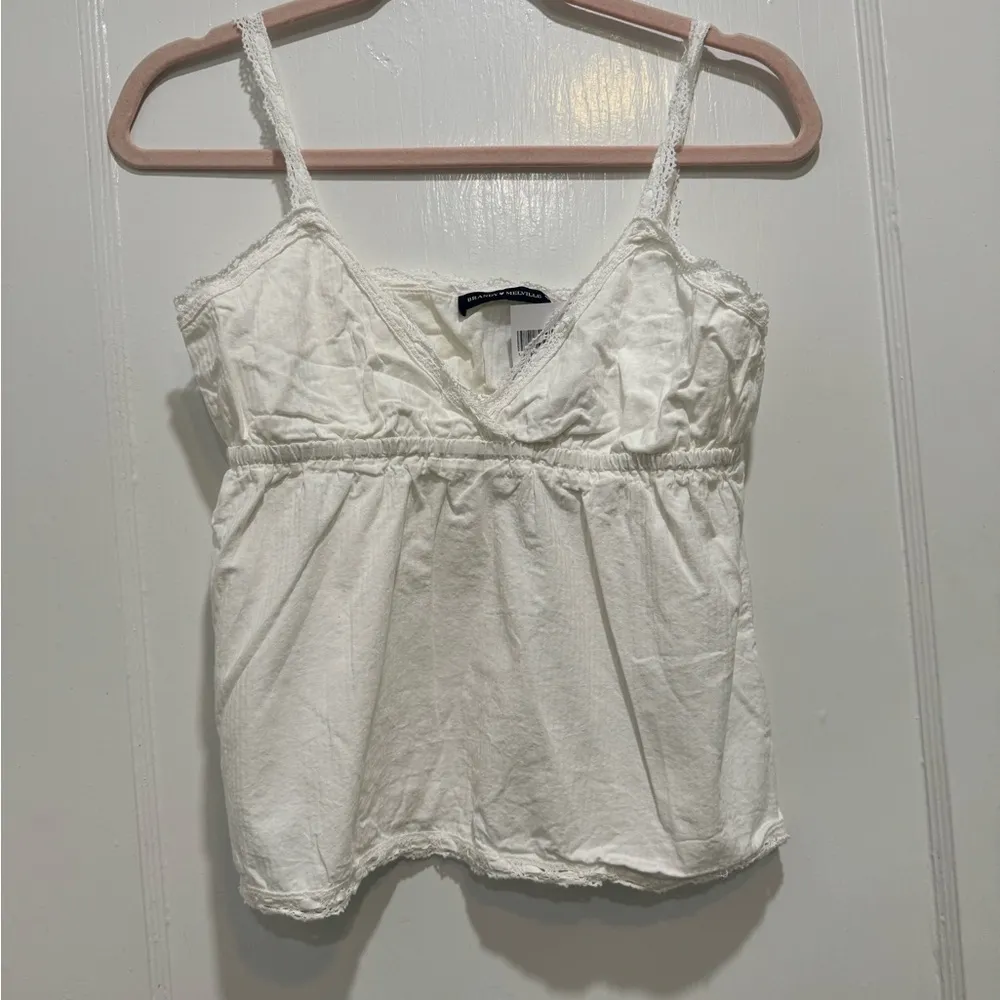 White Babydoll Lace Tank - One Size - NWT - Image 2