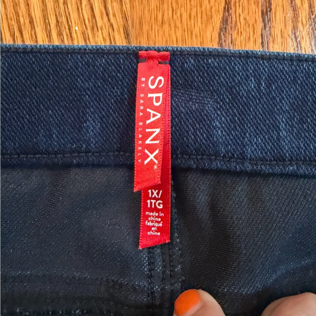 Spanx Jean-ish® Ankle Leggings – Twilight Rinse (Size 1X) - Image 7