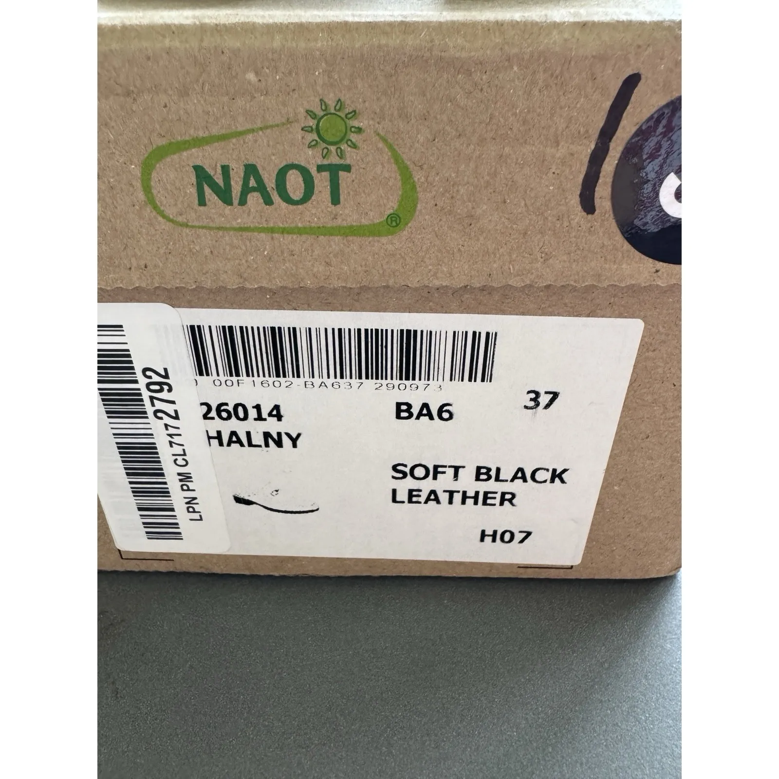 Naot‎ Women Black Leather Slip On Horse bit Mule Loafers Shoes Size US 6 EU 37 - Image 9