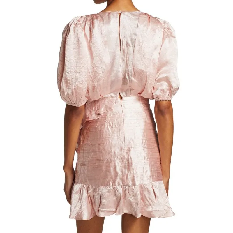 RONNY KOBO NWOT Blush Pink Satin Mindy Puff - Image 10