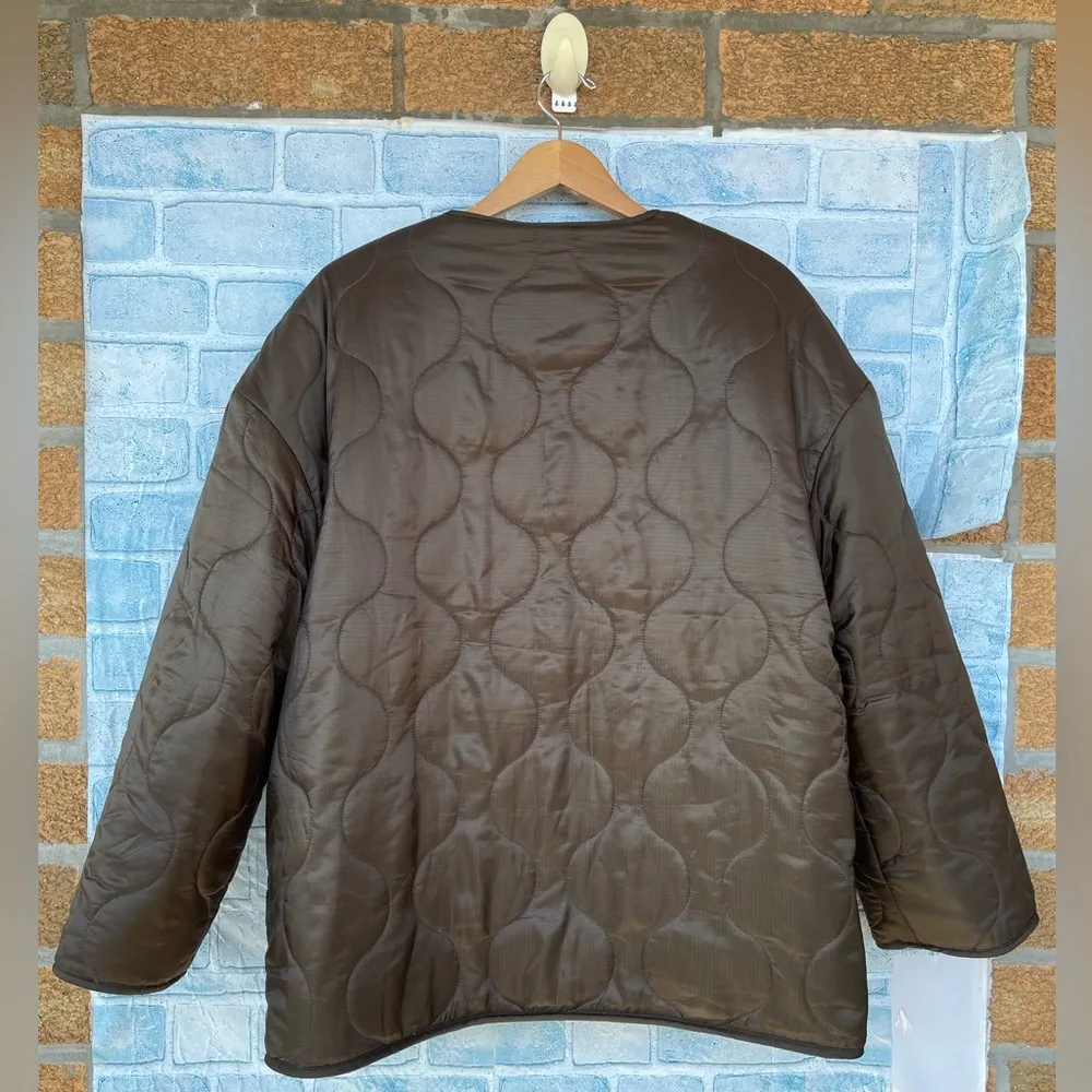 Samsøe Samsøe reversible Naya jacket size medium Brown - Image 5