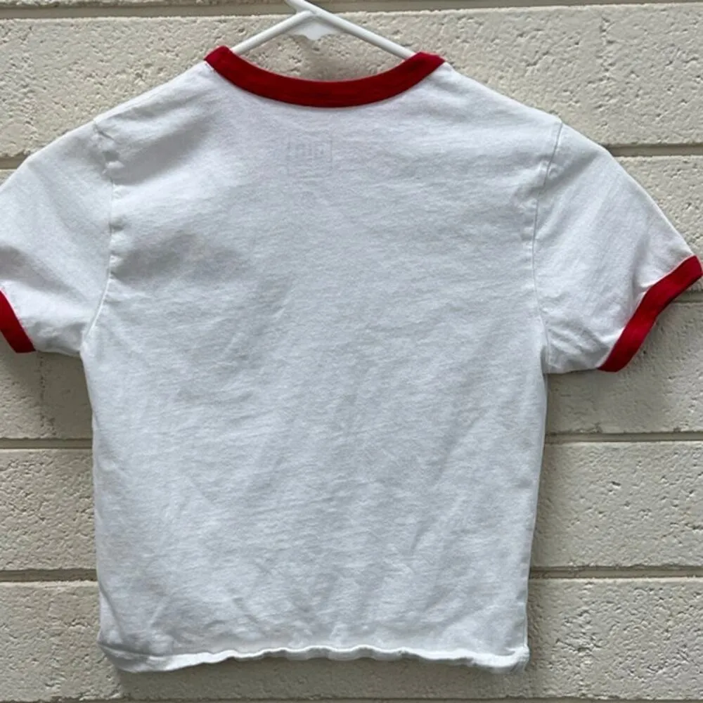 GM Camaro White Cropped Tee size XS - Image 6