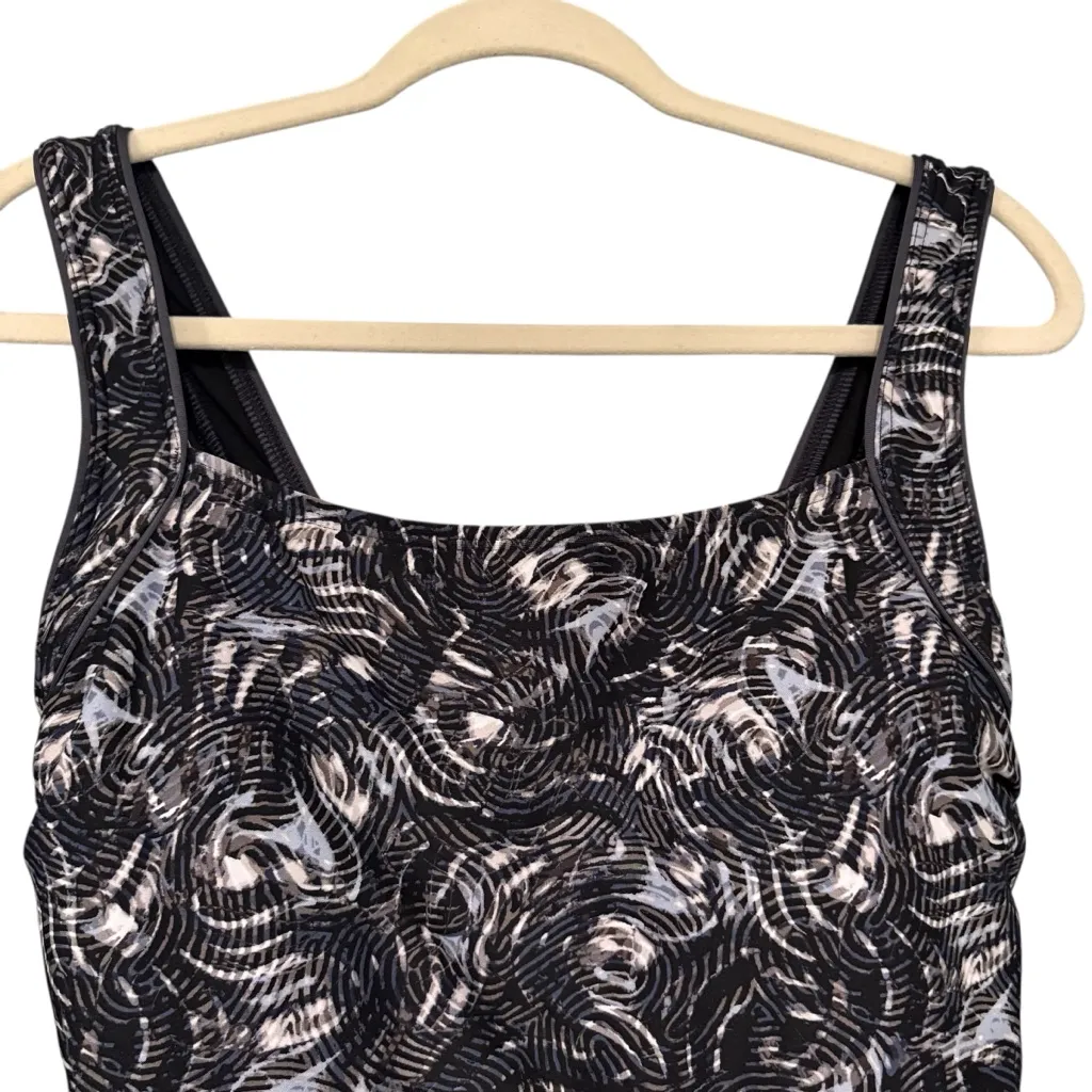 NWT, TYR Quake Durafast Elite Square Neck Controlfit One Piece Swimsuit, Sz 14 Blue - Image 8