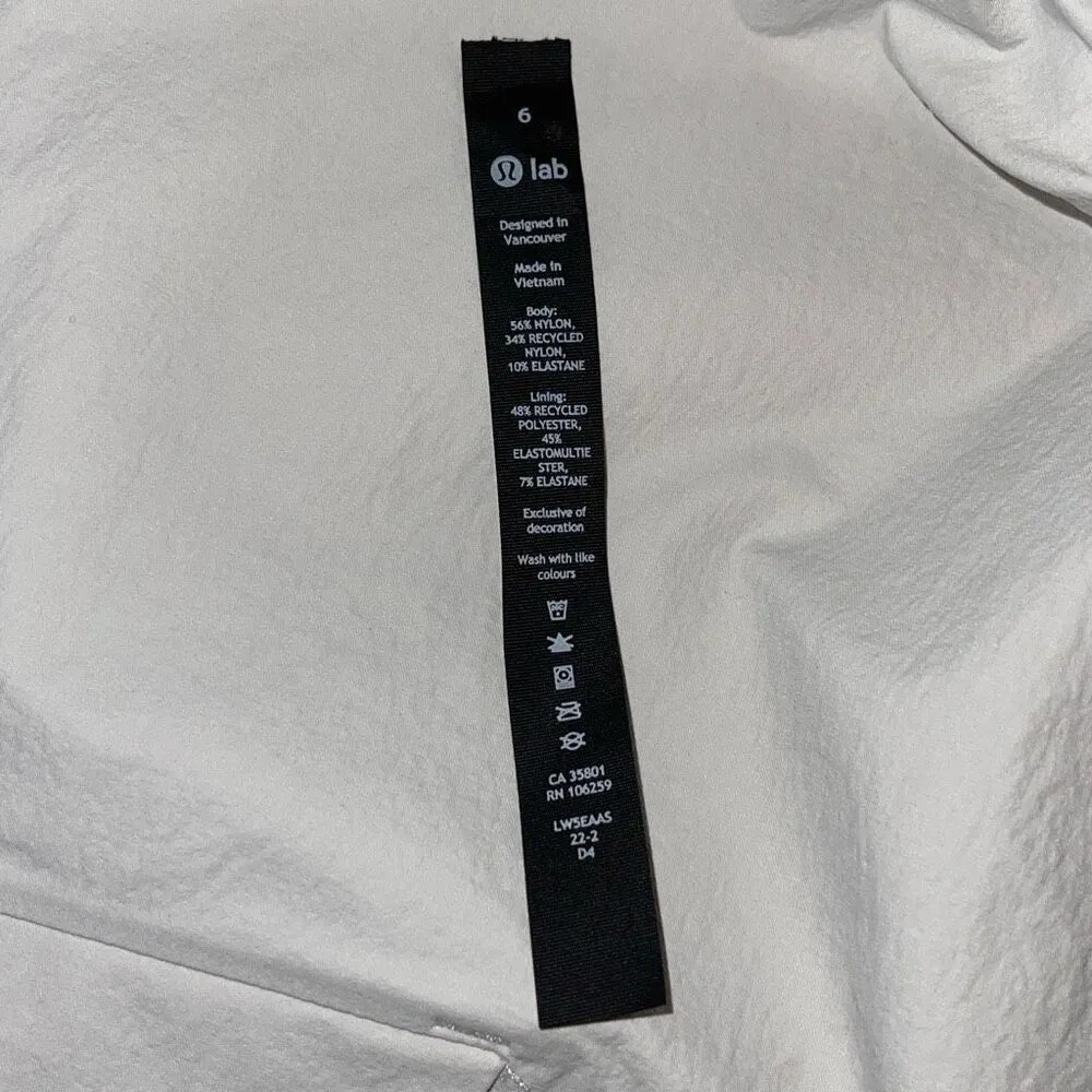 lululemon lab High-Rise Cuffed Trouser Cargo Casual Pants 26"‎ Stone Size 6 - Image 9