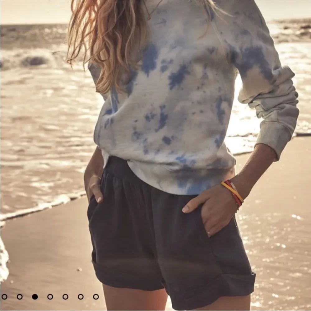 FAHERTY Arlie Day Shorts Washed Black Size Small S - Image 2