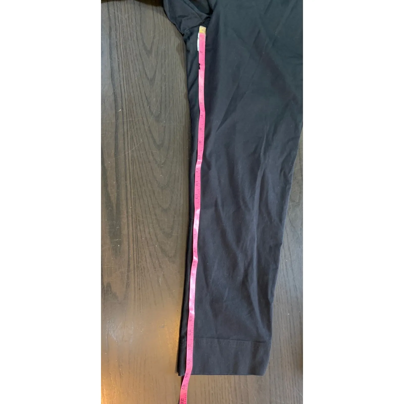 Liv by‎ Habitat Black Stretch Pants Women L Cropped Pull - Image 9