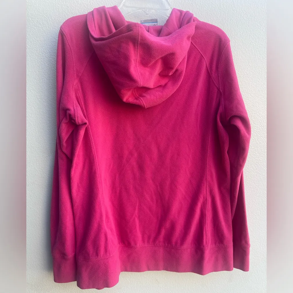 Vibrant Pink Columbia Hoodie Size Medium - Image 2