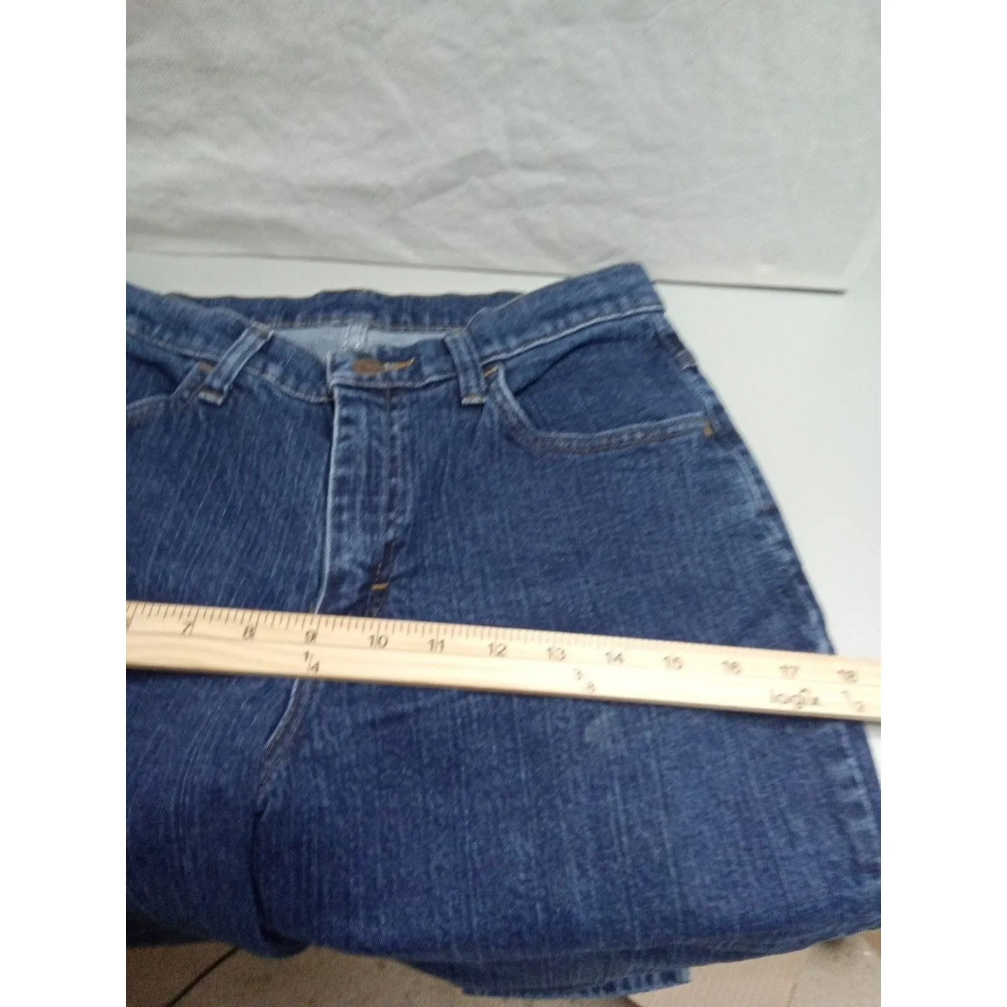 Riders women‎ size 10P capri cropped denim Blue - Image 11