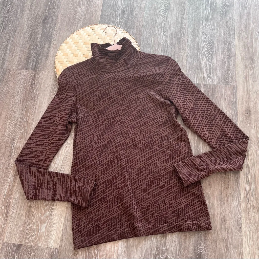 Athleta‎ flurry turtleneck top in wren rustic - Image 2