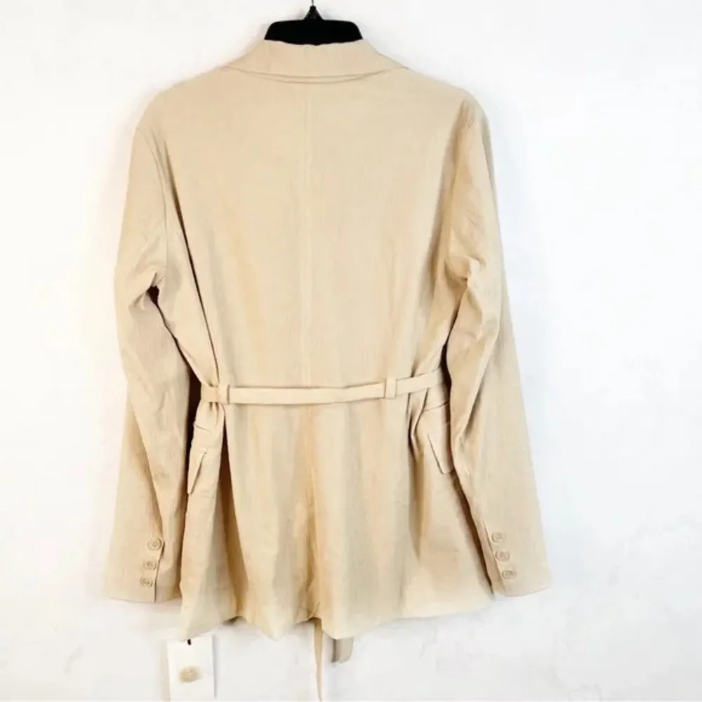 Silk Crinkle Linen Blazer BNWT - Image 3