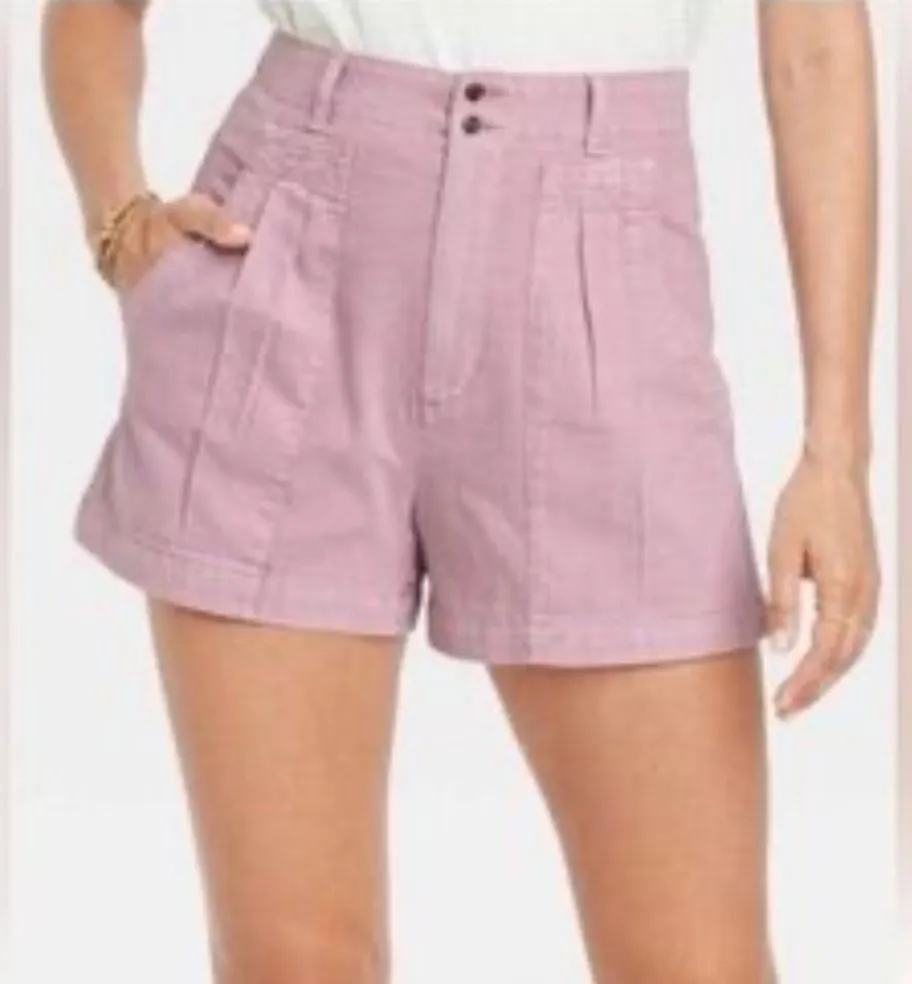 Universal Threads Universal Thread Women's Orchid High Waisted Shorts Size 2 - Image 2