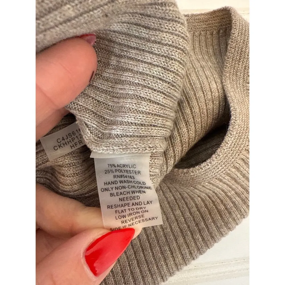 Ralph Lauren Tan Chino Shorts & Calvin Klein Ribbed Sweater Vest Bundle Size XL - Image 8